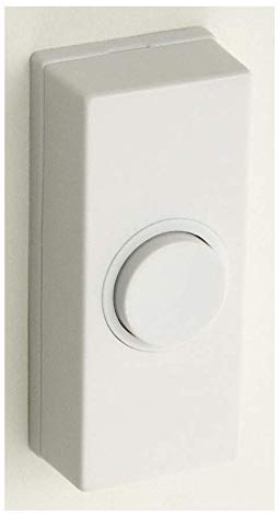 K M Electronics® Door Bell Chime Bell Push Press Button White