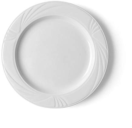 Holst Porzellan LUB 025 Lot de 6 assiettes plates en relief Lubin, 25 cm