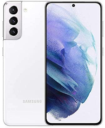 SAMSUNG Galaxy S21 5G - Smartphone 128GB, 8GB RAM, Dual Sim, White (Reacondicionado)