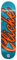 Skateboard Deck, Old School, 8.25 x 32.0 cm, Blau/Orange