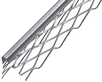 ProfileXXL 25x Profilé de Bordure 150cm Argent, pour les enduits intérieurs et extérieurs