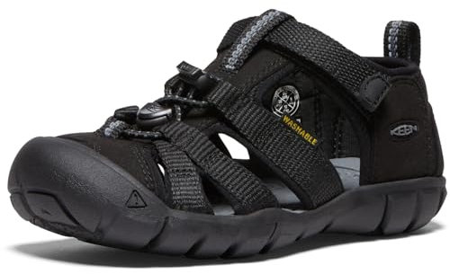 KEEN Unisex Kinder seacamp 2 cnx Sandale, Black Grey, 36 EU