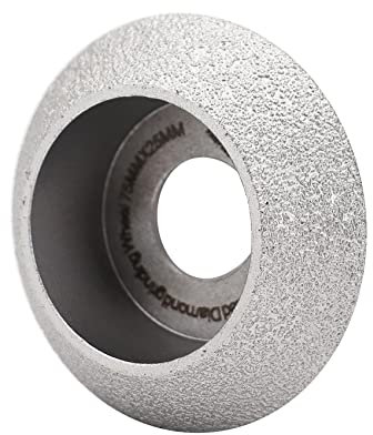 SHDIATOOL 75 mm diamantato profilo mola ruota altezza 25 mm convesso bordo curvo disco abrasivo scanalatura per pietra marmo granito roccia