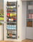 VyGrow Over Door Storage, 8-Tier Over the Door Organiser With Adjustable Basket for Pantry Kitchen Storage Room, Spice Rack, Black