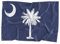 South Carolina Flagge, Polyesterfaser, 90 x 150 cm, helle Farben und Anti-Ultraviolett-Flagge, für drinnen und draußen
