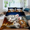 VASENA Bettwäsche Tiger Bettwäsche 135x200 Kinder Lustige Tiere Bettbezug Set Weich Microfaser Kinderbettwäsche 3 Teilig Mit ReißVerschluss Mit 2 Kissenbezug 80x80 cm