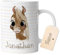 timalo® Tasse Tiere mit Namen personalisiert | Motiv Pferd Kindertasse mit Wunschname für Kinder Geschenk zur Einschulung, Weihnachten, Nikolaus Mädchen | mug-t-49