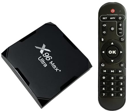 X96 Max Plus Ultra TV Box Android 11 Amlogic S905X4 4GB 32GB Support AV1 H.265 HEVC, 4K 60FPS 2.4G/5G Dual WiFi BT4.0, USB3.0