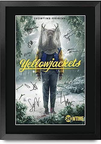 HWC Trading FR A3 Yellowjackets Gifts Printed Signed Autograph Poster for TV Memorabilia Fans - A3 Framed