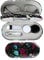 MUDOR 2 in 1 Contact Lens Case, Double Sided Contact Lens Travel Kit Includes Remover Tool with Tweezers,Dual Use Design for Contact Lens case and Glasses case (Flower)