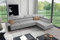 All4All Ecksofa mit Schlaffunktion Gonti XI 351 x 217 cm - Schlafsofa mit Bettkasten - Sofa in L-Form - Wohnlandschaft XXL Sofa - Eckcouch Groß - Seite Rechts - Hellgrau - Gewebe - Modern 26