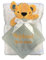KIDDI-MEDIA Babydecke inklusive Trösterchen mit Name und Geburtsdatum Bestickt/kuschelig weich / 1A Qualität (Grau Tiger)