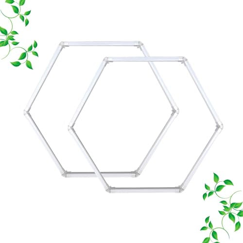 DIY Sechseck-Garage-LED-Licht, 12er-Pack Garagen-Deckenleuchte, Auto-Detaillierungs-Deckenleuchte für Garage, Werkstatt, Lager, Keller, Fitnessstudio (12packs(2-Hex))