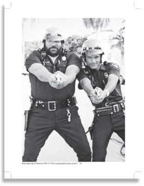 AIMA Wandposter Bud Spencer und Terence Hill 22 x 30 cm – Wandposter schwarz und weiß Kino Vintage ohne Rahmen – Dekoration für Schlafzimmer, Küche – inklusive Magnet