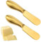 YTDBCS 2 Pcs Gold Butter Knife Stainless Steel Butter Spreader 13.5 cm for Spreading Cheese, Biscuits，butter knife spreader