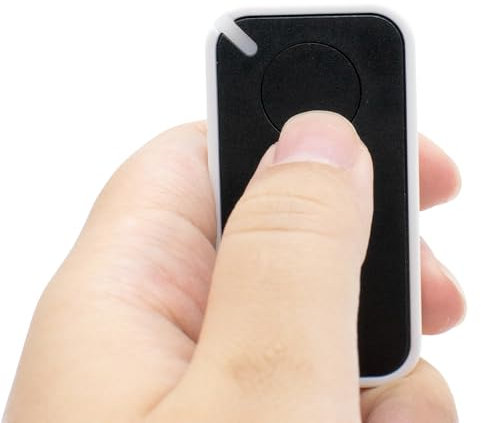 Garagentor-Fernbedienung kompatibel für 433,92 MHz NICE ERA INTI1 INTI2 INTI1Y INTI2Y FLO2RS FLO4RS FLO1RS Handsender (schwarz)