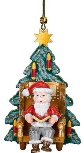 Hubrig Volkskunst GmbH Christbaumschmuck Weihnachtsmann Weihnachtsgeschichte - 10 cm
