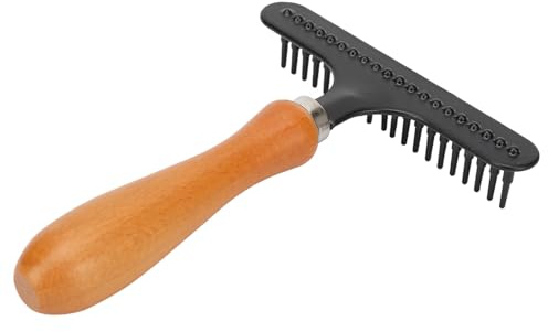 Mattskrapa, Mattkammare Rengöring Grooming Rostfritt Stål Hårfrisör Mattskratta Handhållen Mattskrapa för Skönhetssalong