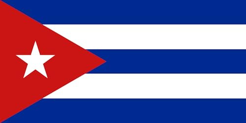 2 x Aufkleber Flagge Kuba Cuba 8 x 5 cm Sticker (Doppelpack) Carsticker Autoaufkleber Flagge Fahne