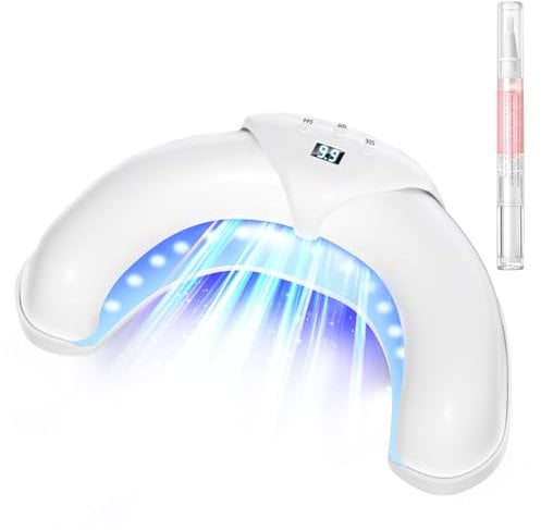 IUHFSIFS Nagelpilz Laser Gerät für mehrere Zehennägel & Fingernägel【21-Tage schnell wirkende】【Industrie Nr. 1 Laser-Behandlung】für Zehennagel-Pilz-Behandlung, 365nm Infrarot-Licht 405nm Blau, Care pen