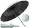 LENDOO Paraguas Plegable,Paraguas Automático Paraguas Plegable Compacto 16 Varillas Antitormentas, Gran Paraguas Plegable con Apertura Automática, a Prueba de Viento, Parasol Anti-UV