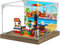 Transparente Acryl-Vitrine für Lego 40714 Karussell-Modell, Sammlerstücke, Theken-Vitrine, Geschenk, Staubbox, Organizer (nur Displaybox) (Holzsockel 3 mm)