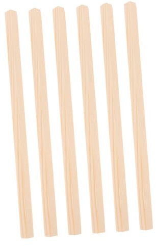 Homoyoyo 6piezas Strips De Madera De Pino Para Molduras De Pantallas De Ventana Proyectos De Manualidades y Decoración Del Hogar Fácil De Usar y Versátiles Para Fotografía y Modelos