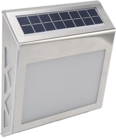 Xiuganpo Numéro de Maison Solaire étanche, Panneau D'adresse, Affichage LED, Lumière Solaire en Acier Inoxydable, Panneau de Maison pour Portes, Informations Personnalisées, café, Restaurant