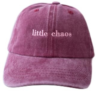 Generisch Baseball Cap/Cappy/Kappe für Kinder, 100% Baumwolle, Streetwear, Unisex, 3-12 Jahre - mit gestickten Sprüchen (Tiny Tornado, Little Chaos, Busy Being super, I'm not Tired. You Are)