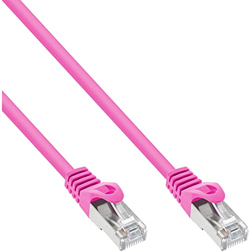 InLine 72515M Patchkabel, SF/UTP, Cat.5e, pink, 15m