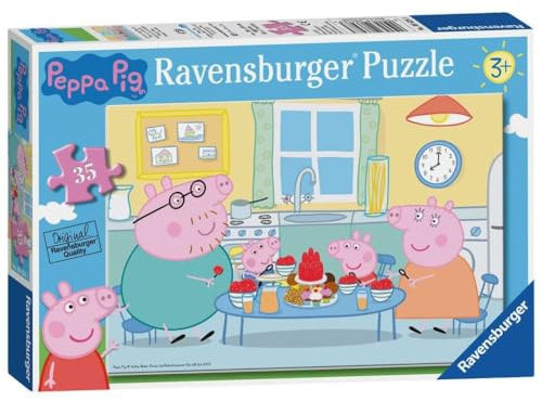 Ravensburger 8628 Pig Peppa Wutz Family Time 35-teiliges Puzzle für Kinder ab 3 Jahren