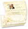 tatmotive Einladungskarten Goldene Hochzeit (20 Sets) fein abgestimmte Einladungen Goldhochzeit, Set mit 20 Karten, 20 Umschläge, 20 Einlegeblätter zum Selbstbedrucken