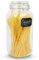 2.2L Clip-Top Glass Storage Jar | Airtight | Vintage Tall Container | Pasta Cereal Spaghetti | Dry Food Containers | M&W