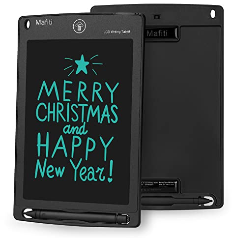 Mafiti LCD Writing Tablet 8.5 Inch Electronic Writing Drawing Pad Portable Doodle Board Gifts for Kids Office Memo Home Whiteboard Black