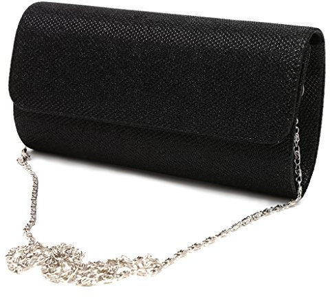 WOWOWO Abend-Umhängetasche für Damen, Clutch für Braut, Handtasche, Umschlagtasche, für Hochzeit, Ball