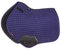 LeMieux Schabracke Luxury Suede CC Square Mittelblau - Vielseitigkeit Full/WB - Mittelblau