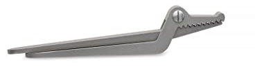 Alessi Sweetheart JHT03, Schiaccianoci da Cucina di Design, Fusione di Alluminio con Rivestimento in PVD, Grigio