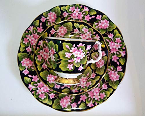 Royal Albert Lot de 3 tasses à collectionner Motif fleurs provenines