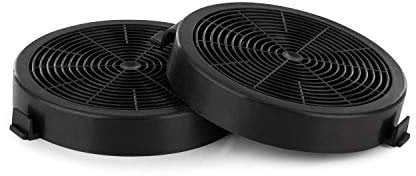 Klarstein Activated Charcoal Filter for Cooker Extractor Hoods Sofia - 2 x Filters, Recirculation Mode, Simple Installation and Replacement, Accessories for Klarstein Sofia Cooker Extractor Hood