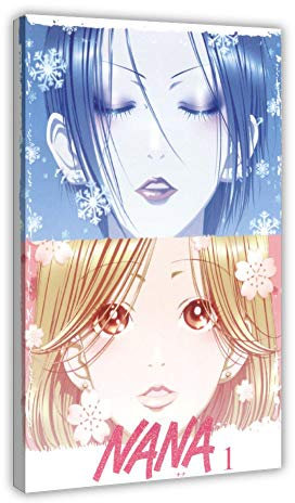 Anime-Poster Nana 3, Leinwand-Poster, Schlafzimmer, Dekoration, Sport, Landschaft, Büro, Raumdekoration, Geschenk, 60 x 90 cm, Rahmen