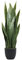 JonesHouseDeco Künstliche Sansevieria Trifasciata Prain 0,9 m. Tropisches Faux-Schlangen-Pflanzengrün realistisch für die Inneneinrichtung im Freien #D419A01
