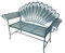 LONG-L Bistro-Set,Gartenset Garnitur Metall-Möbel Stuhl Möbel Balkon-Set,Gartentisch/Bistro-Tisch 41 Zoll,Dunkle Gartenmöbel Aus Eisen,Terrace Hill Balkonset,Double Chair