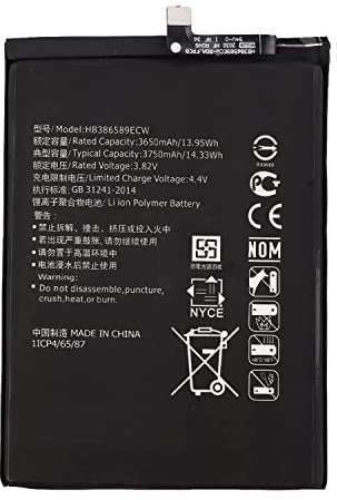 Backupower Ersatz HB386589ECW Akku Kompatibel mit Huawei Mate 20 Lite / P10 Plus/Honor View 10/Honor Play Nova 5T/Honor 8X/Mate 20 Lite/Nova 5T
