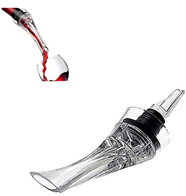Weinbelüfter Ausgießer, Dekantierausgießer mit Belüfter, glasweise Belüftung, Tropffreier Wein Dekanter Flaschenausgießer, Rotwein Dekantierer Weinbelüfter