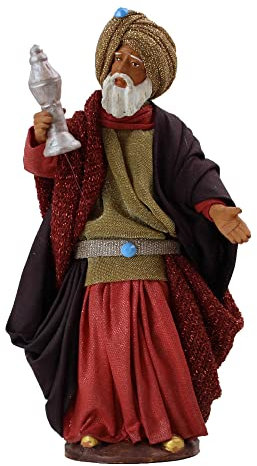 mitienda mit Liebe gemacht Krippenfiguren Heilige DREI Könige Balthasar 17 cm