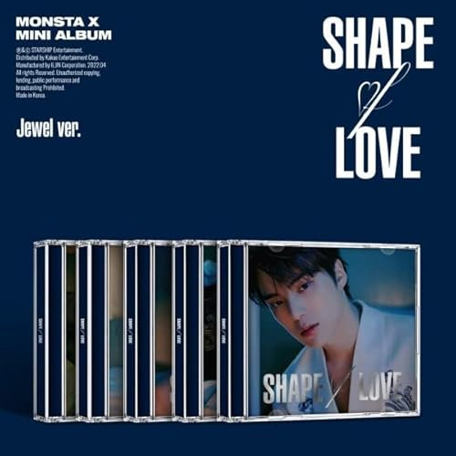 MONSTA X - SHAPE of LOVE, Jewel Case (HYUNGWON Version incl. CD, Photobook, Photocard, Mini Folded Poster, Extra Photocard)