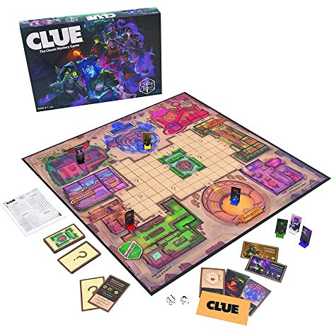 USAOPOLY Clue: Critical Role | Lösen Sie das Geheimnis in diesem Sammlerstück-Hinweisspiel mit Charakteren und Standorten der Mighty Nein Kampagne, offiziell lizenziertes Spiel, (CL139-516-002200-04)