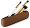 CORNERIA Silicone Makeup Brush Holder, Brown, S