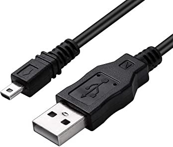 iTechCover USB Cable Charging Cord/Charger Power Lead Wire Compatible with Hitachi HDC-1495E Camera / (1.5m / 4.92ft)