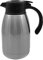 OCEANO Caraffa termica Thermos Ermetico Bottiglia Teiera Brocca Tappo Beccuccio con Levetta acciaio inox Contenitore Bevande Fredde Calde Dispencer Sottovuoto Argento Grigio 1.5l